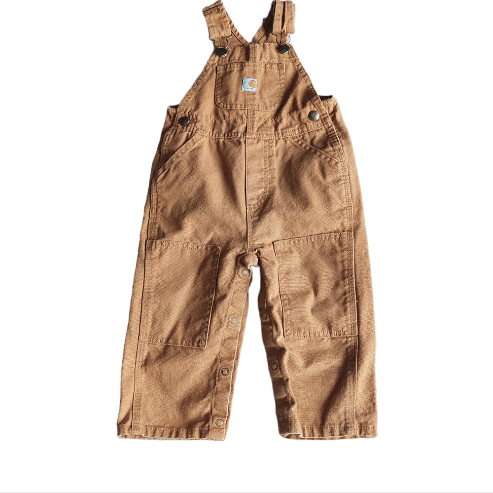 Carhartt tan overalls toddler boys 18 months